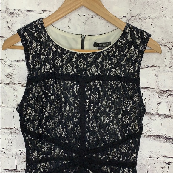 Bisou Bisou Lace Nude Dress - Picture 5 of 10